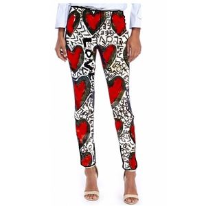 Skinny Stretch Slim Cut Pant ZIP Pocket Art